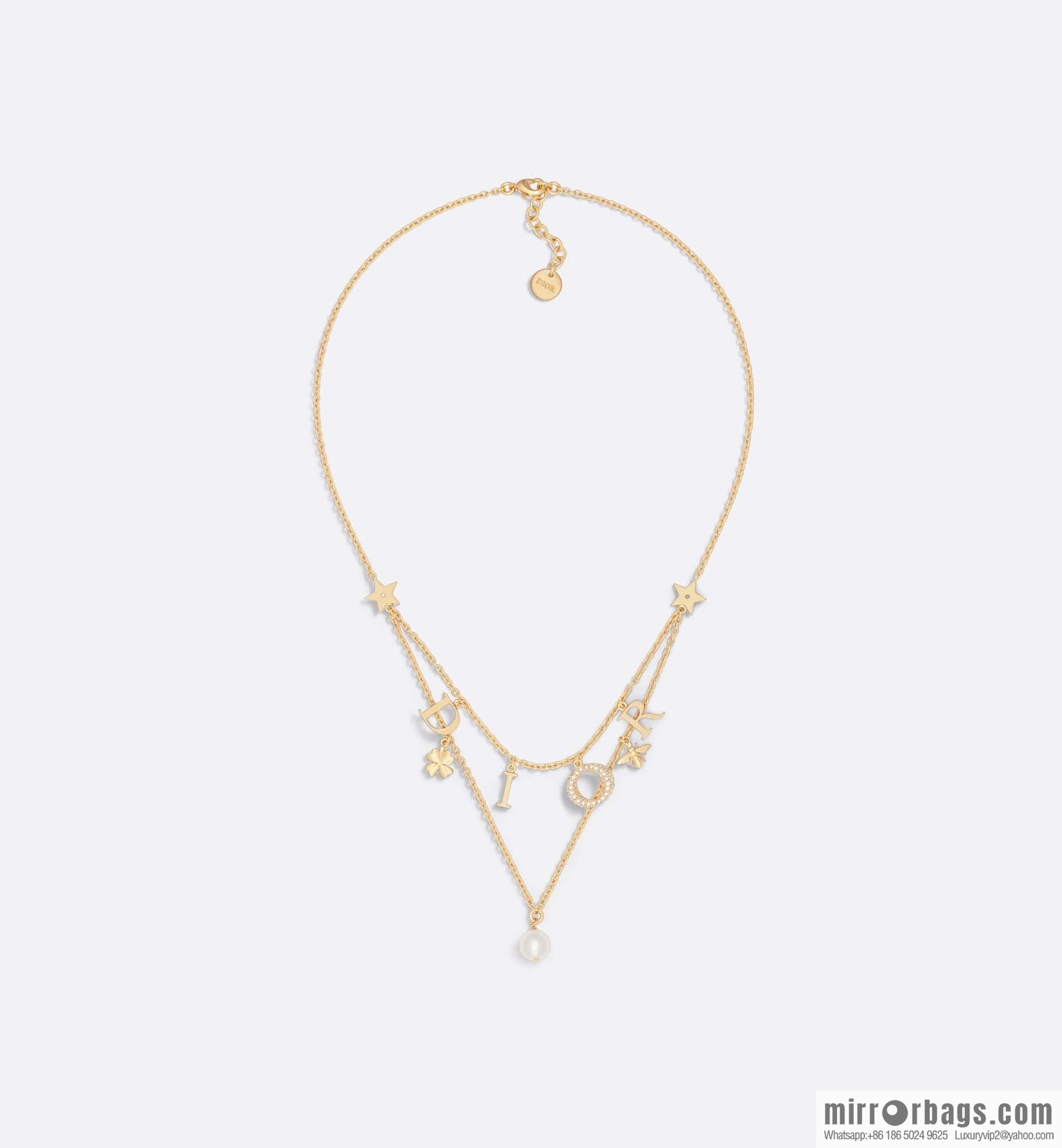 New ☑️ DIOR Dior fringed letter pentagram bracelet, necklace