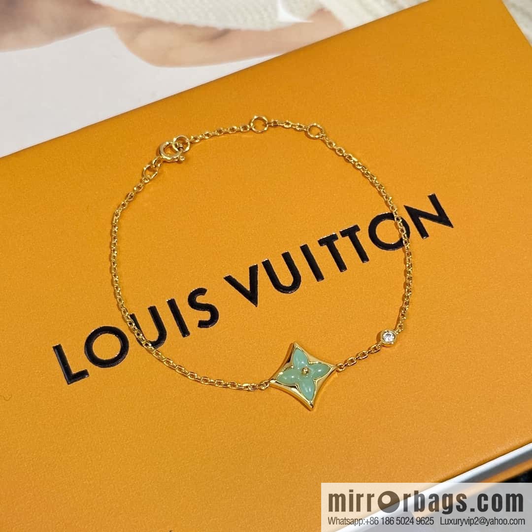 ❗️New ❗️ ☀ Louis Vuitton rhombus presbyopia Tianhe stone bracelet, necklace ☀