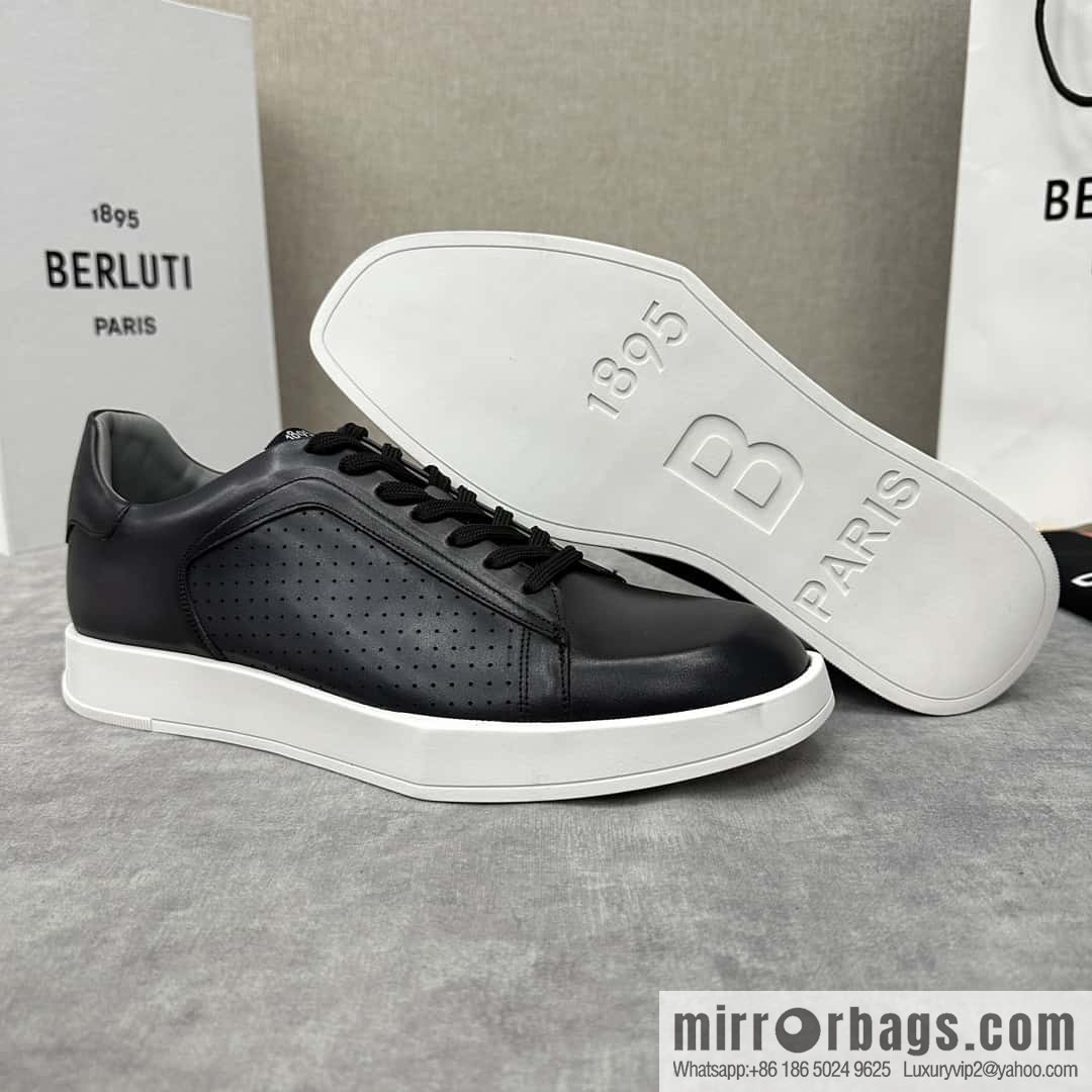 💋💍Berlut Bruti, Geometric Styling Board Shoes Strike Stellar Casual Shoes Sneakers