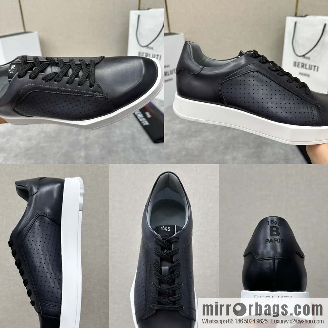 💋💍Berlut Bruti, Geometric Styling Board Shoes Strike Stellar Casual Shoes Sneakers