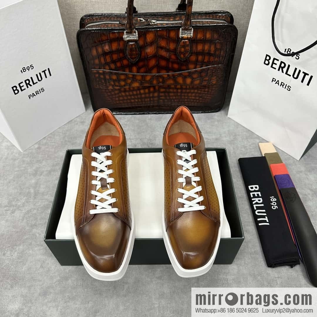 Berlut Bruti, Geometric Styling Board Shoes Strike Stellar Casual Shoes Sneakers