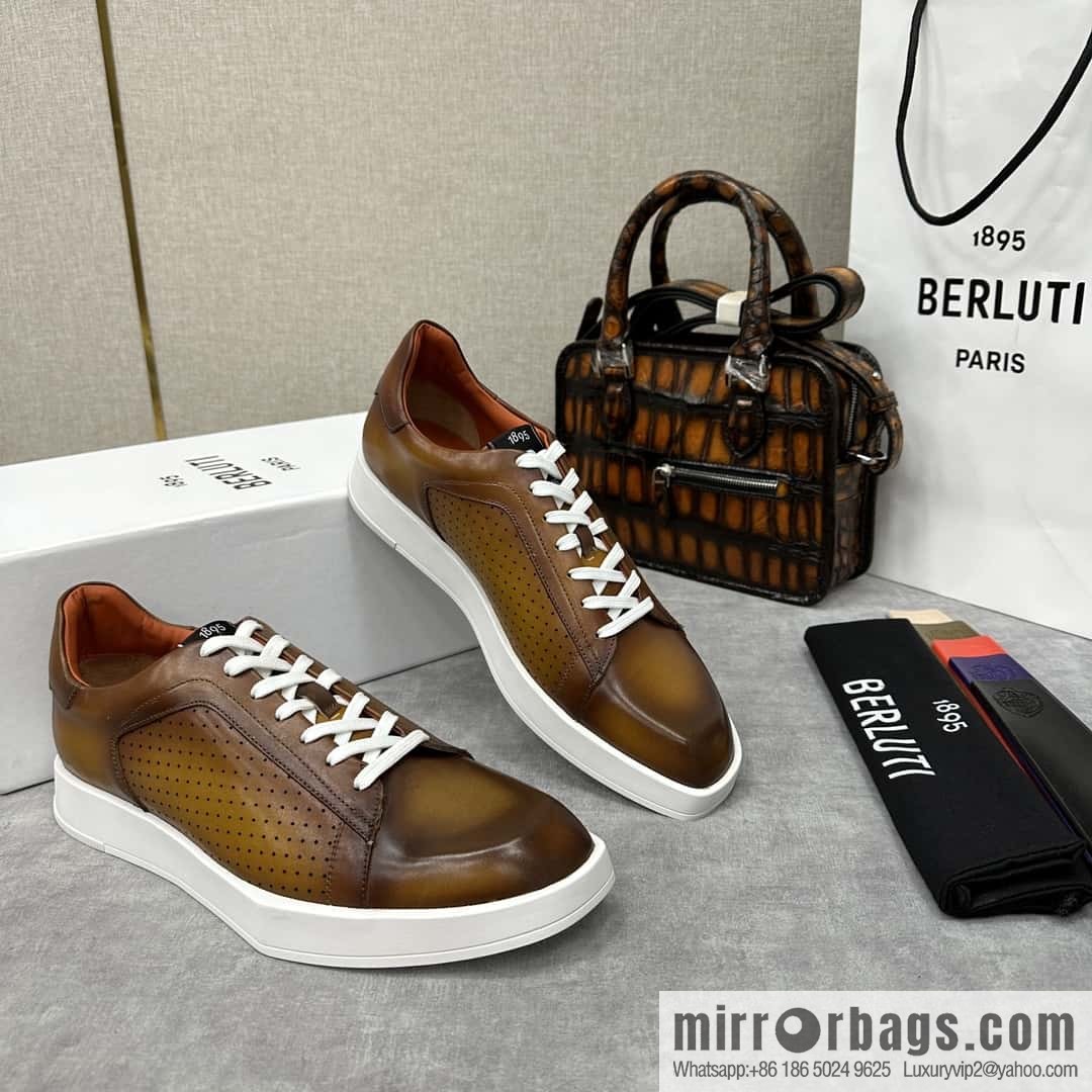 Berlut Bruti, Geometric Styling Board Shoes Strike Stellar Casual Shoes Sneakers