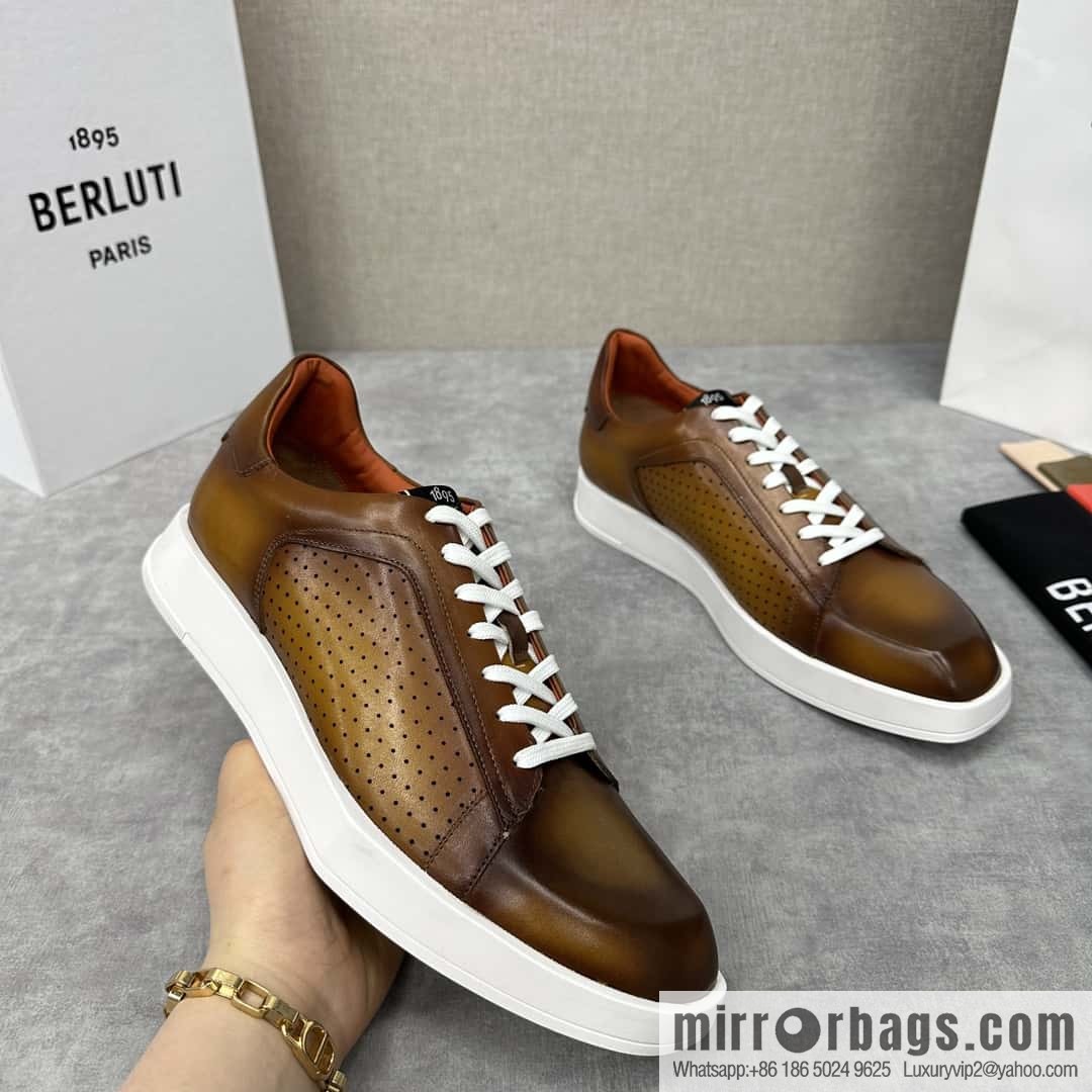 Berlut Bruti, Geometric Styling Board Shoes Strike Stellar Casual Shoes Sneakers