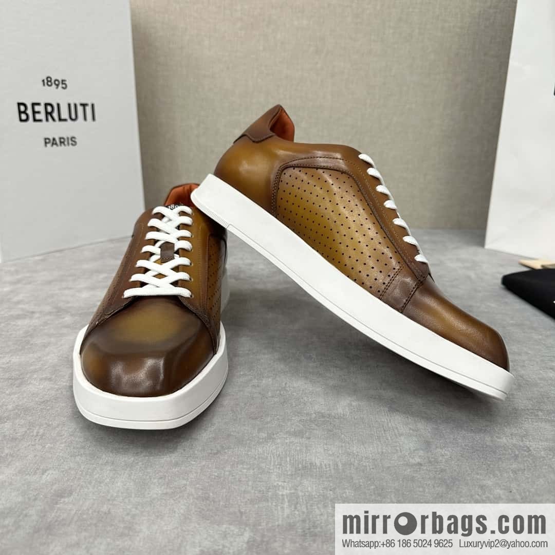 Berlut Bruti, Geometric Styling Board Shoes Strike Stellar Casual Shoes Sneakers