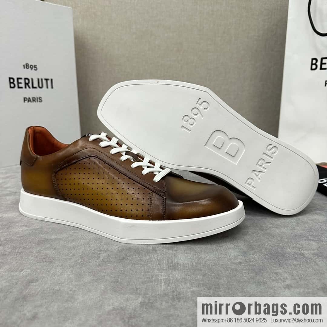 Berlut Bruti, Geometric Styling Board Shoes Strike Stellar Casual Shoes Sneakers