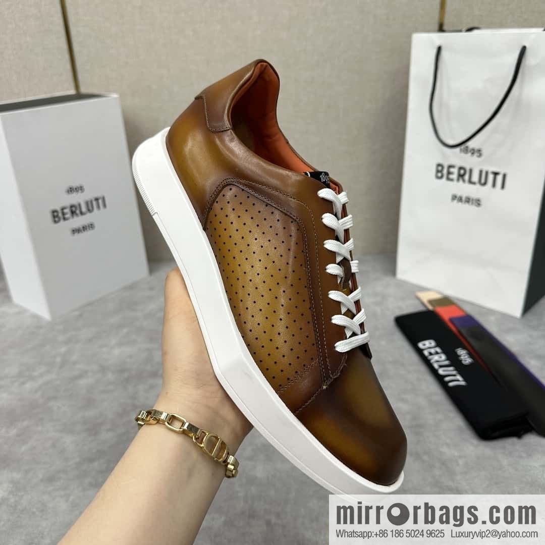 Berlut Bruti, Geometric Styling Board Shoes Strike Stellar Casual Shoes Sneakers