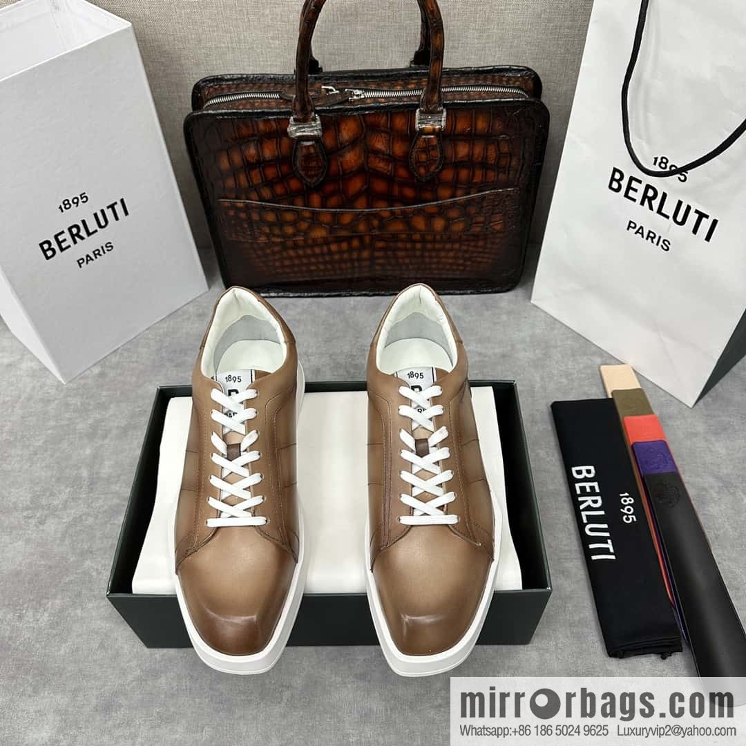 Berlut Bruti, Geometric Styling Board Shoes Strike Stellar Casual Shoes Sneakers
