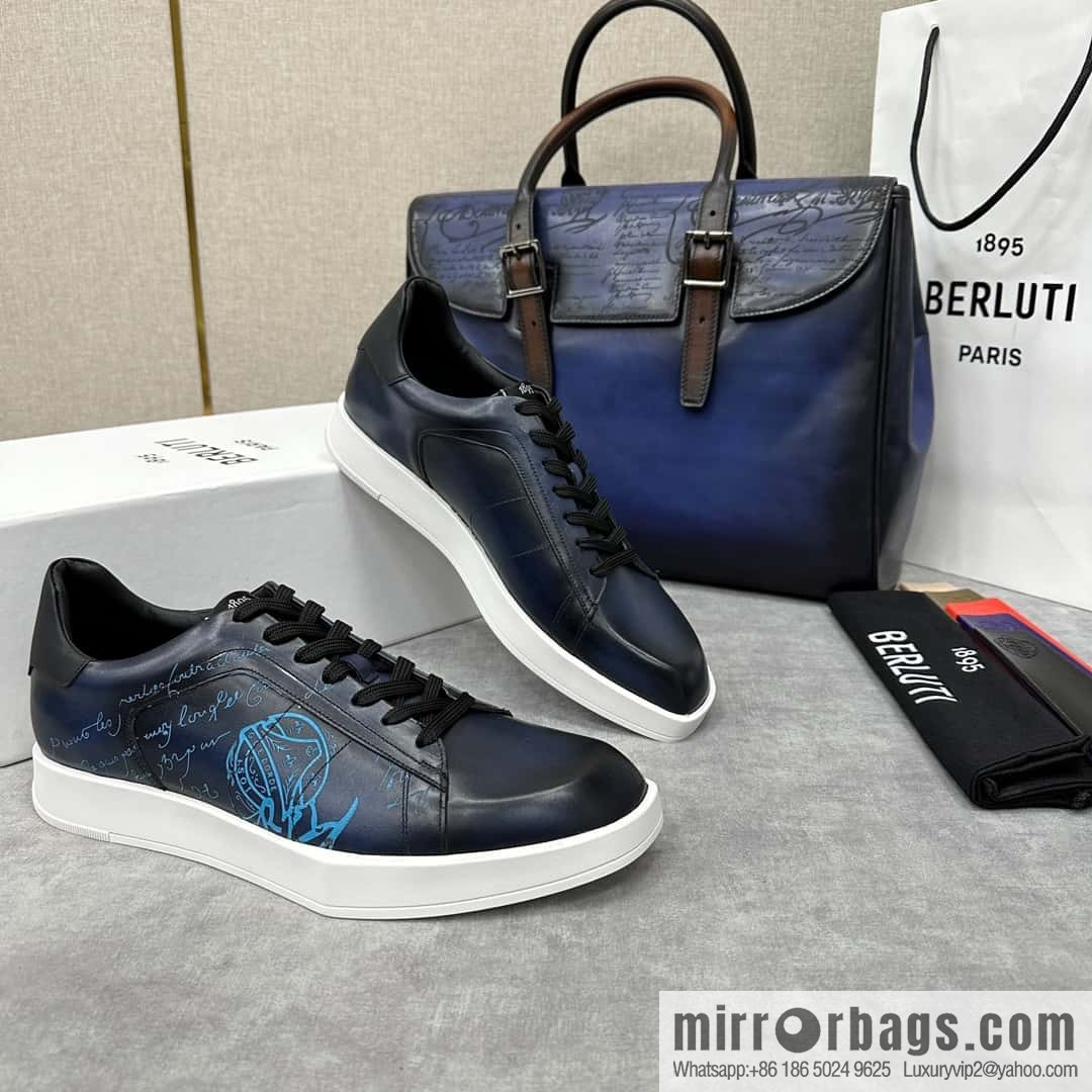 Berlut Bruti, Geometric Styling Board Shoes Strike Stellar Casual Shoes Sneakers