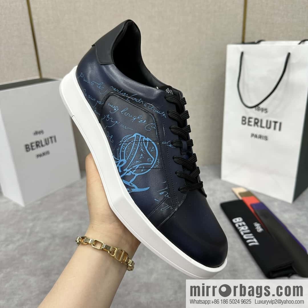 Berlut Bruti, Geometric Styling Board Shoes Strike Stellar Casual Shoes Sneakers