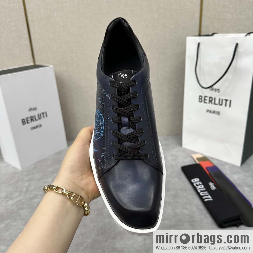 Berlut Bruti, Geometric Styling Board Shoes Strike Stellar Casual Shoes Sneakers