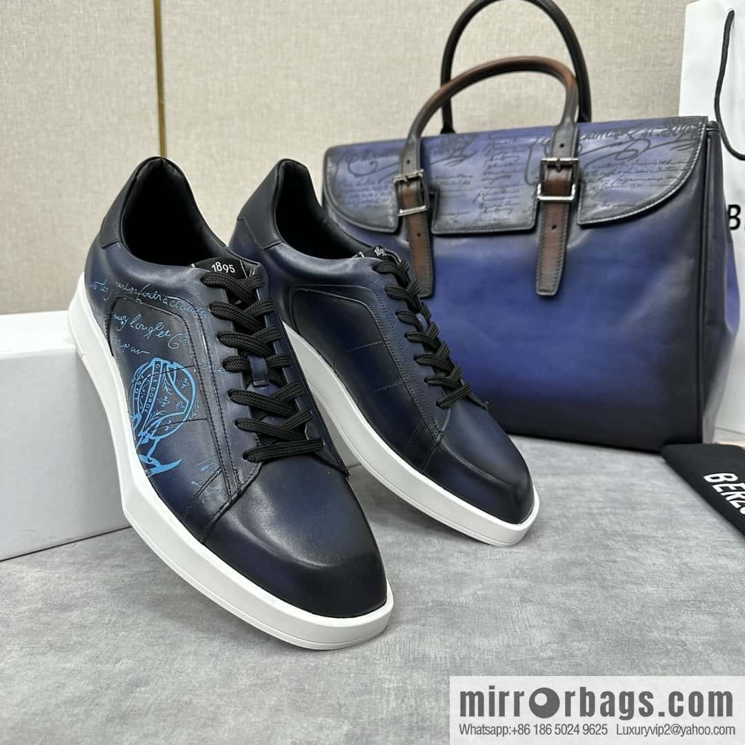 Berlut Bruti, Geometric Styling Board Shoes Strike Stellar Casual Shoes Sneakers