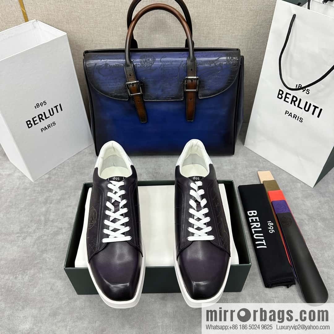Berlut Bruti, Geometric Styling Board Shoes Strike Stellar Casual Shoes Sneakers