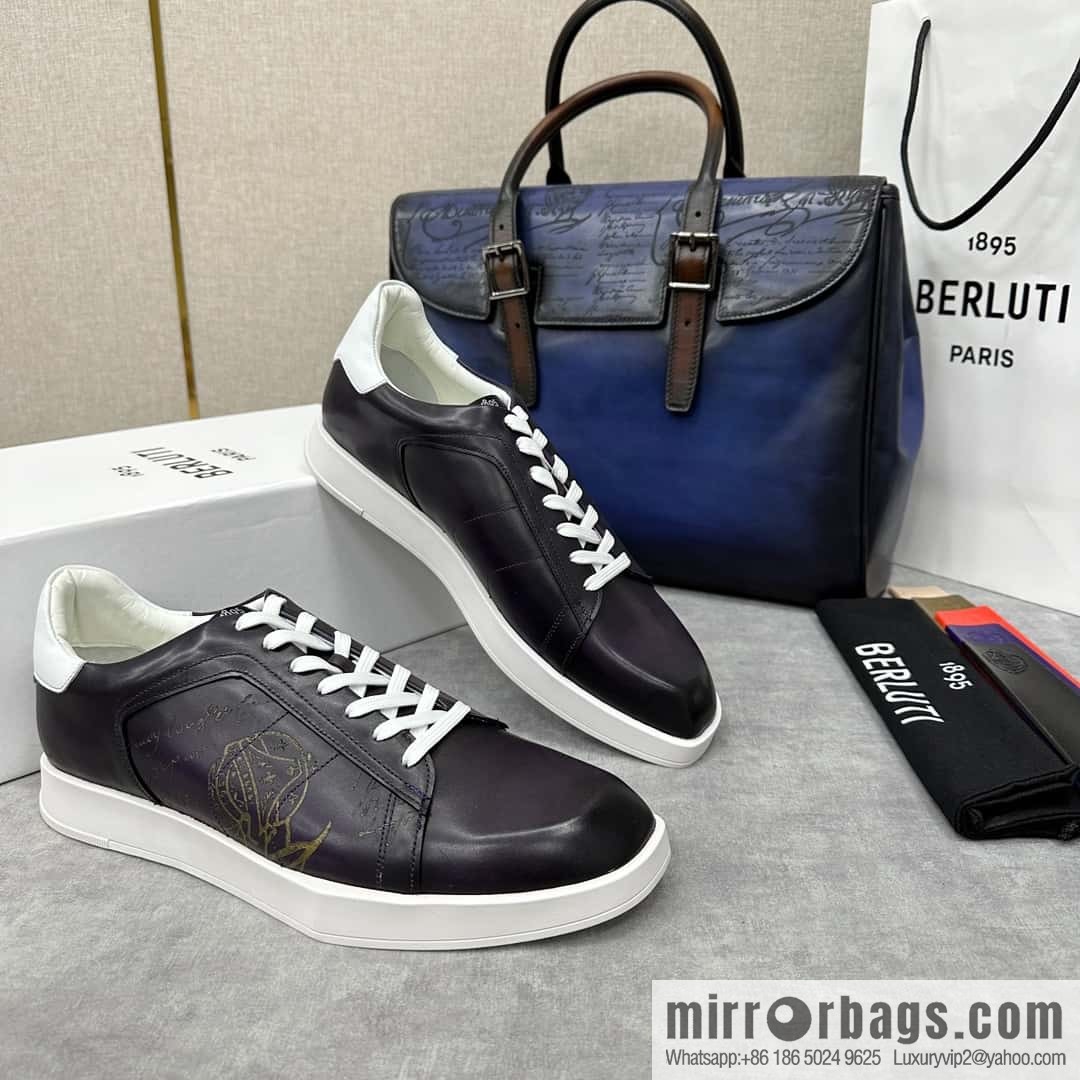 Berlut Bruti, Geometric Styling Board Shoes Strike Stellar Casual Shoes Sneakers