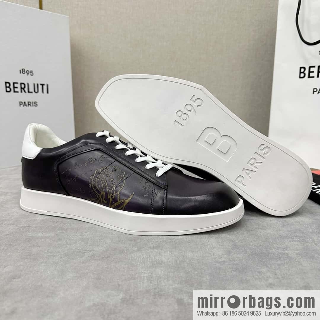 Berlut Bruti, Geometric Styling Board Shoes Strike Stellar Casual Shoes Sneakers