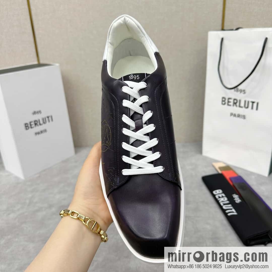Berlut Bruti, Geometric Styling Board Shoes Strike Stellar Casual Shoes Sneakers