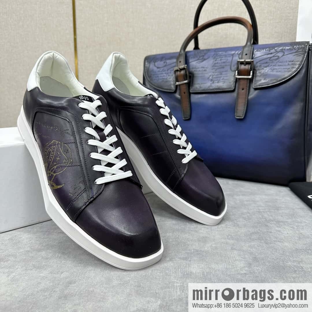 Berlut Bruti, Geometric Styling Board Shoes Strike Stellar Casual Shoes Sneakers