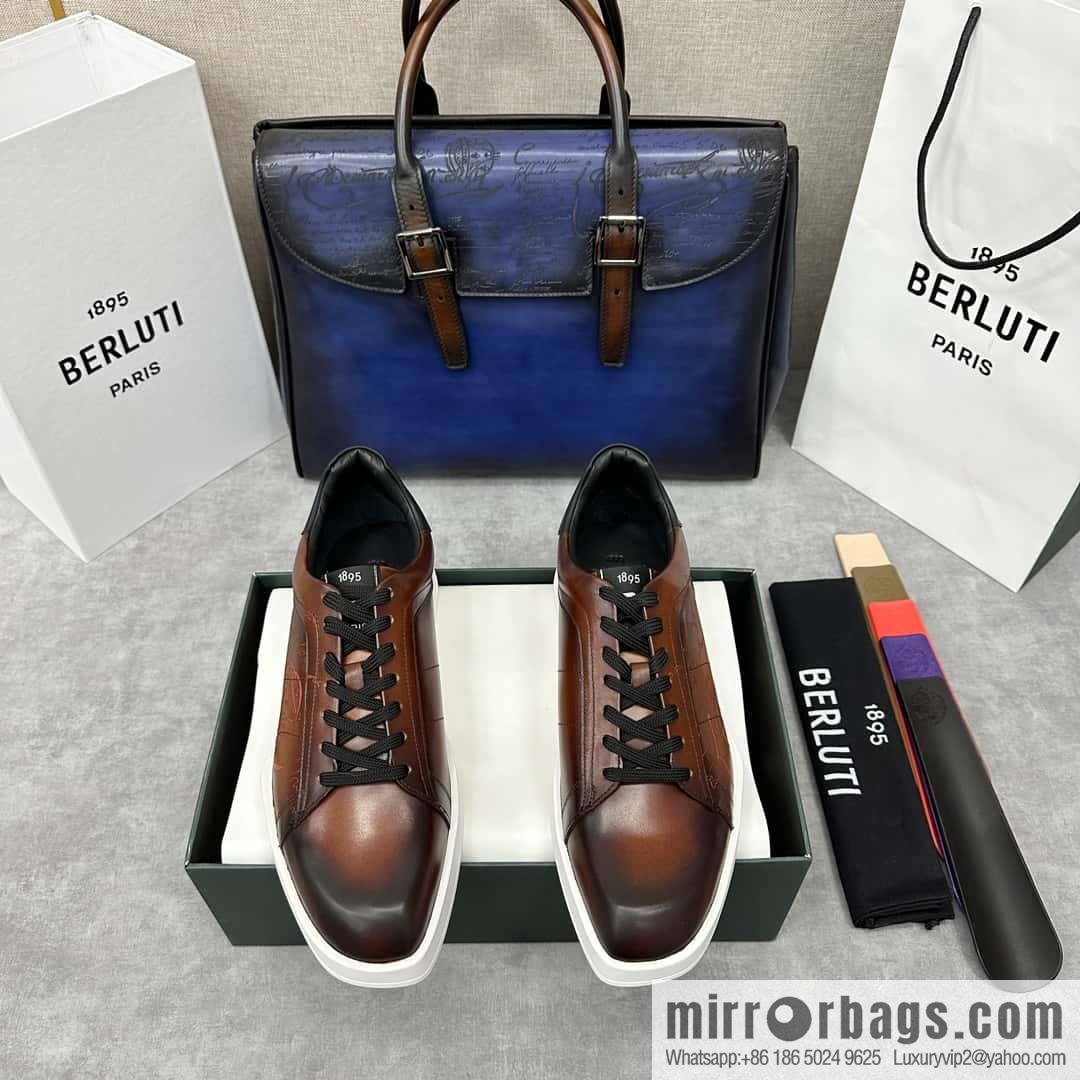 Berlut Bruti, Geometric Styling Board Shoes Strike Stellar Casual Shoes Sneakers