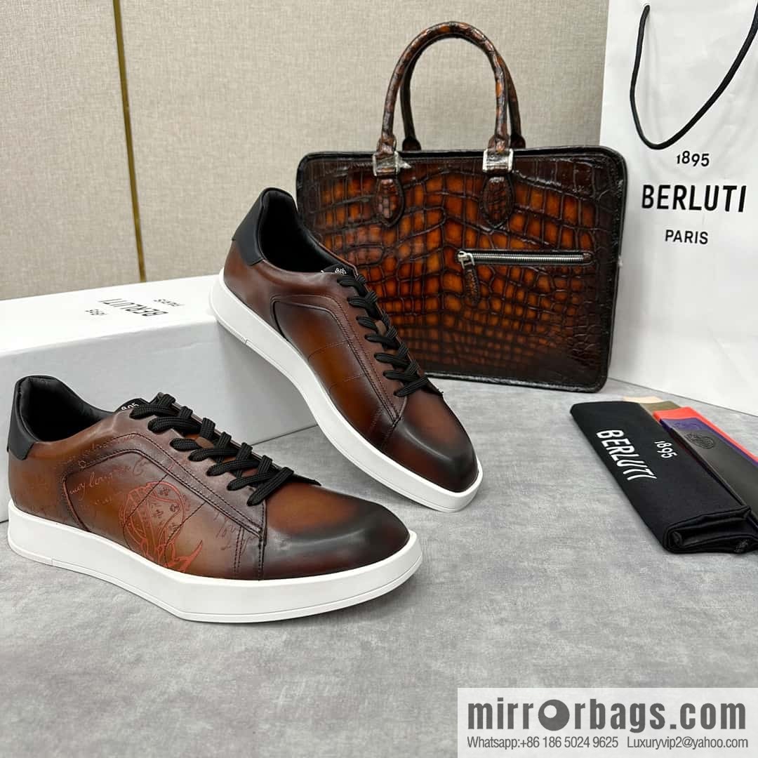 Berlut Bruti, Geometric Styling Board Shoes Strike Stellar Casual Shoes Sneakers
