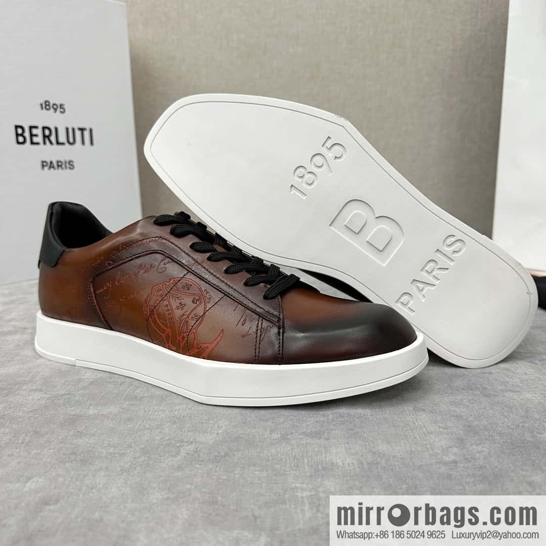 Berlut Bruti, Geometric Styling Board Shoes Strike Stellar Casual Shoes Sneakers