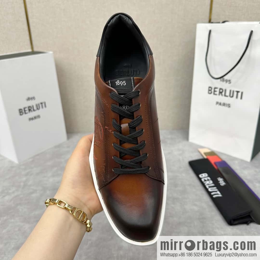 Berlut Bruti, Geometric Styling Board Shoes Strike Stellar Casual Shoes Sneakers