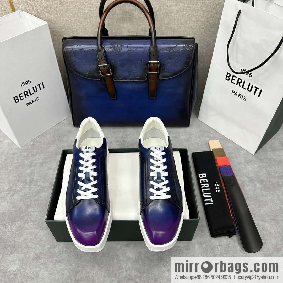 Berlut Bruti, Geometric Styling Board Shoes Strike Stellar Casual Shoes Sneakers