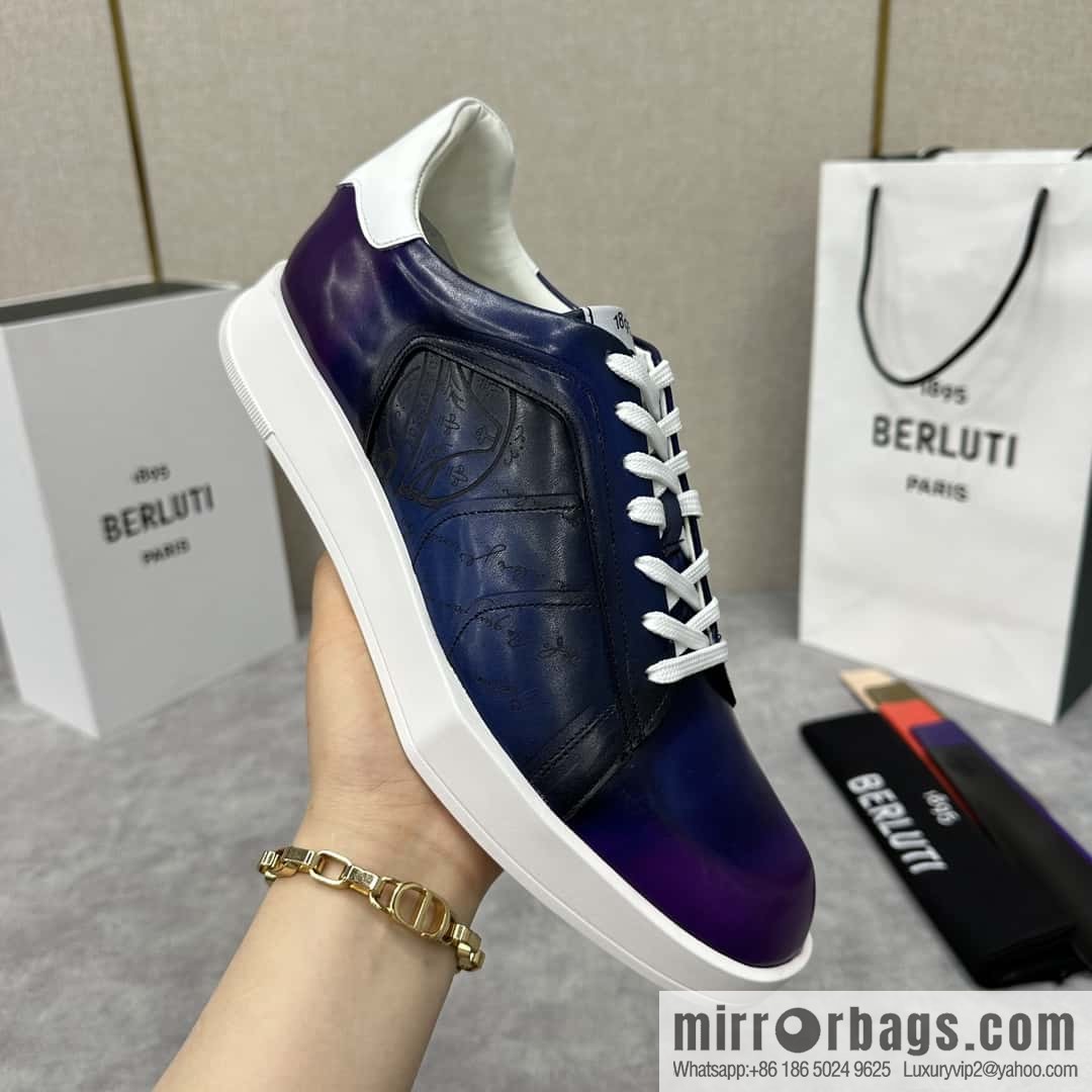 Berlut Bruti, Geometric Styling Board Shoes Strike Stellar Casual Shoes Sneakers