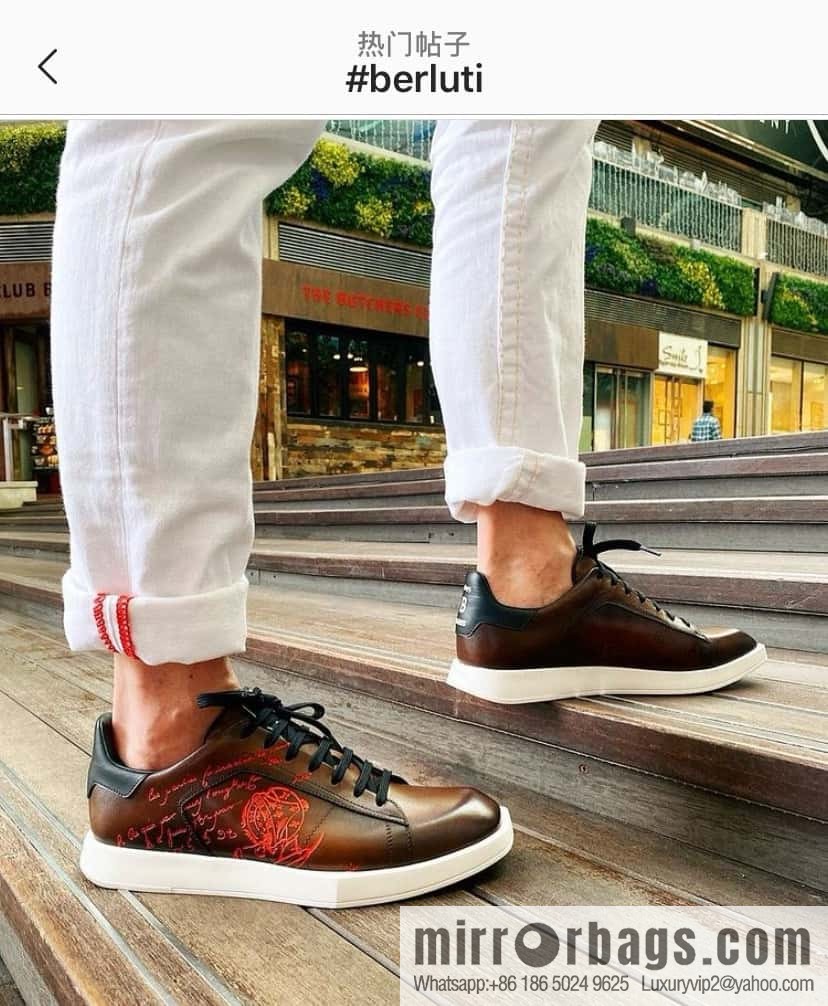 Berlut Bruti, Geometric Styling Board Shoes Strike Stellar Casual Shoes Sneakers