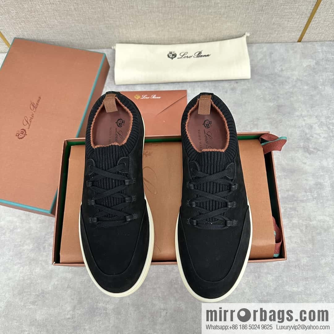 💋💍LP Home New Loro Pian Soho Walk Men's Sneakers