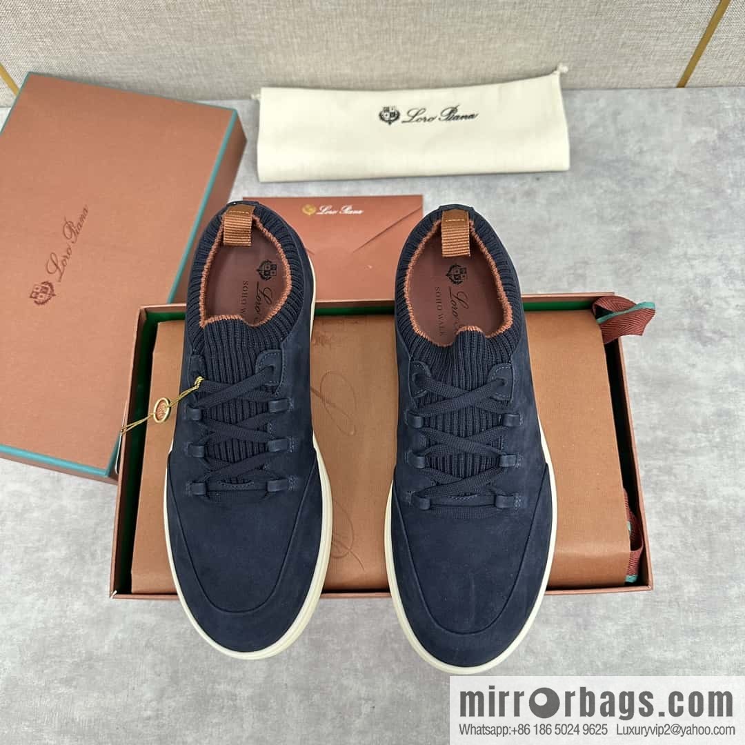 💋💍LP Home New Loro Pian Soho Walk Men's Sneakers