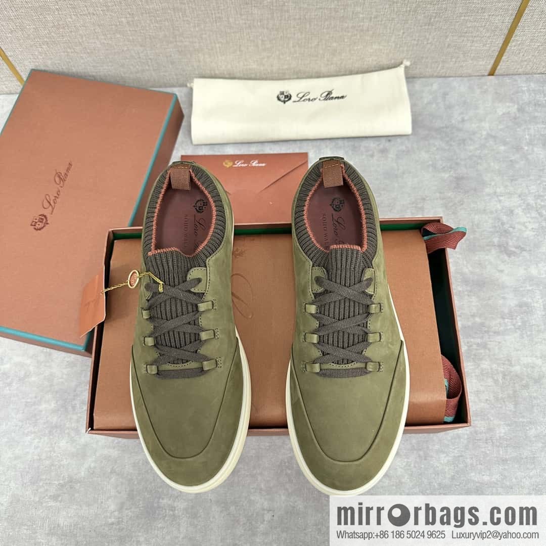 💋💍LP Home New Loro Pian Soho Walk Men's Sneakers