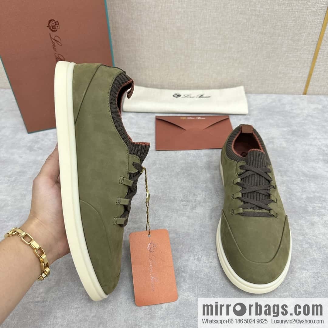 💋💍LP Home New Loro Pian Soho Walk Men's Sneakers