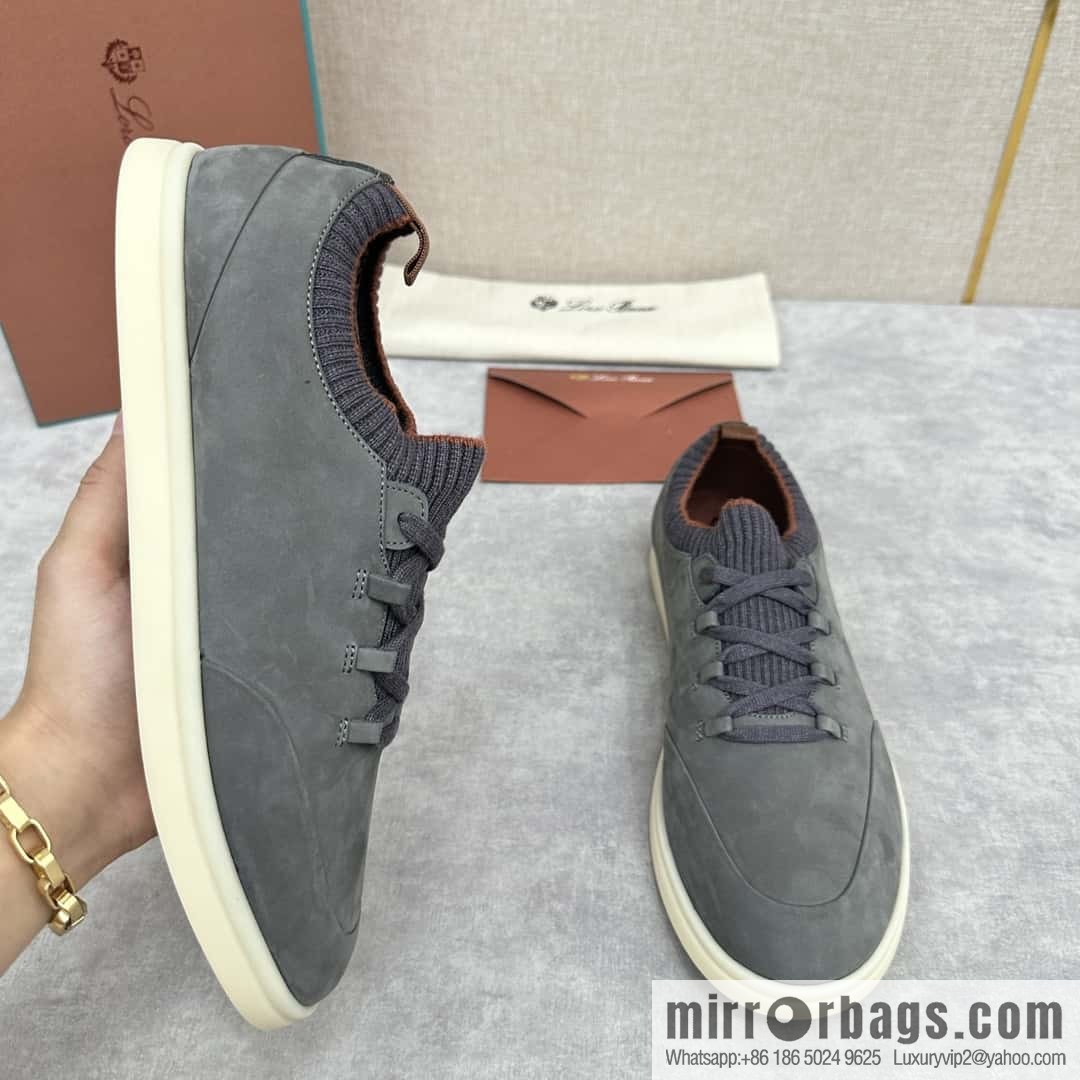 💋💍LP Home New Loro Pian Soho Walk Men's Sneakers