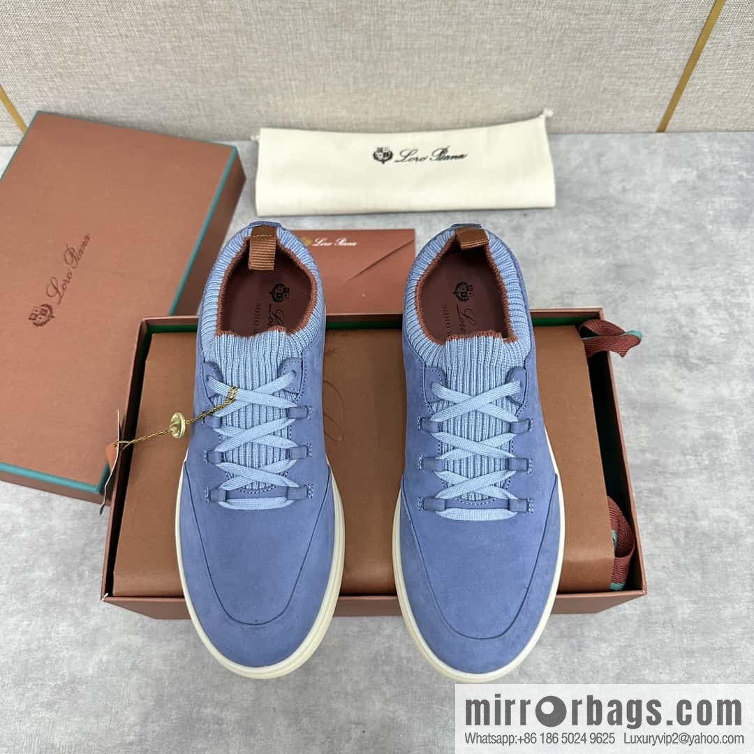 💋💍LP Home New Loro Pian Soho Walk Men's Sneakers