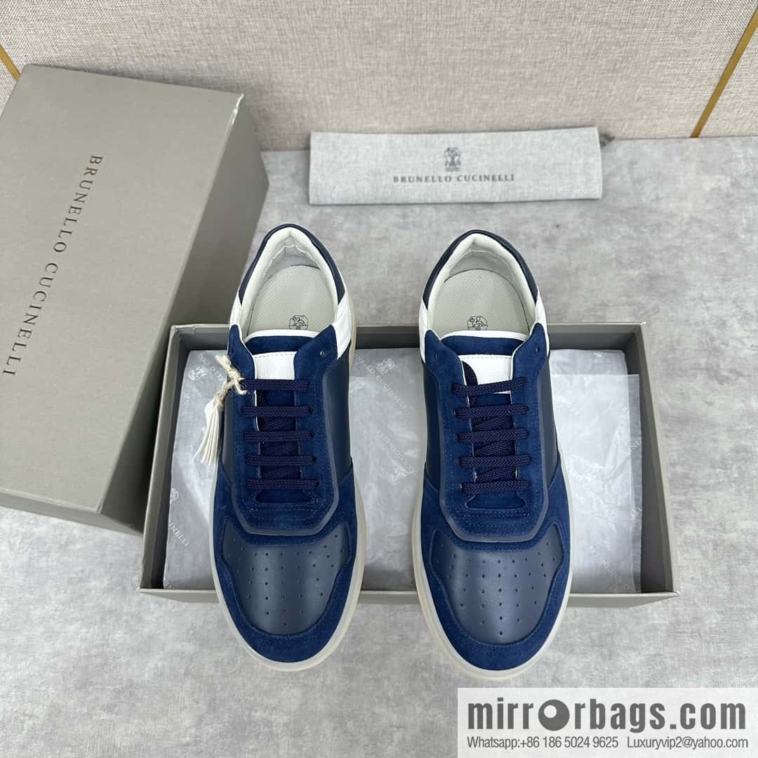💋💍BC new products, casual board shoes, the first 🆕 Brunel * o Cucinell * splicing contrasting low-top sneakers