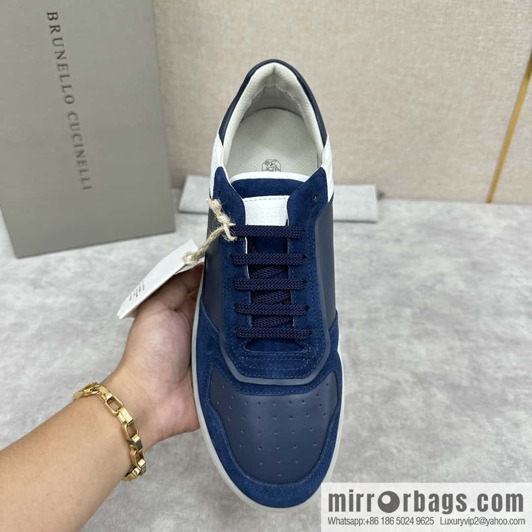 💋💍BC new products, casual board shoes, the first 🆕 Brunel * o Cucinell * splicing contrasting low-top sneakers