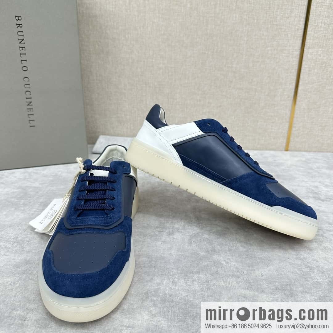 💋💍BC new products, casual board shoes, the first 🆕 Brunel * o Cucinell * splicing contrasting low-top sneakers