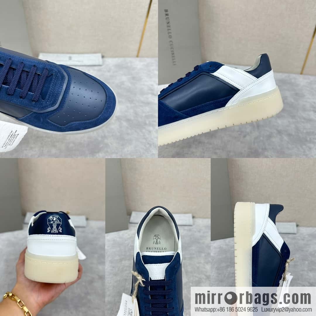 💋💍BC new products, casual board shoes, the first 🆕 Brunel * o Cucinell * splicing contrasting low-top sneakers