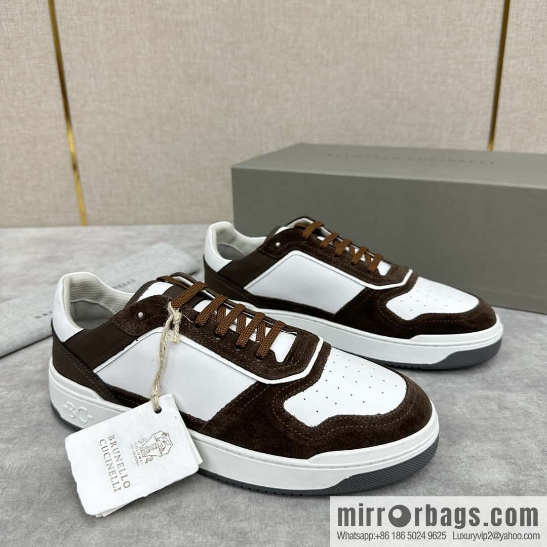 💋💍BC new products, casual board shoes, the first 🆕 Brunel * o Cucinell * splicing contrasting low-top sneakers