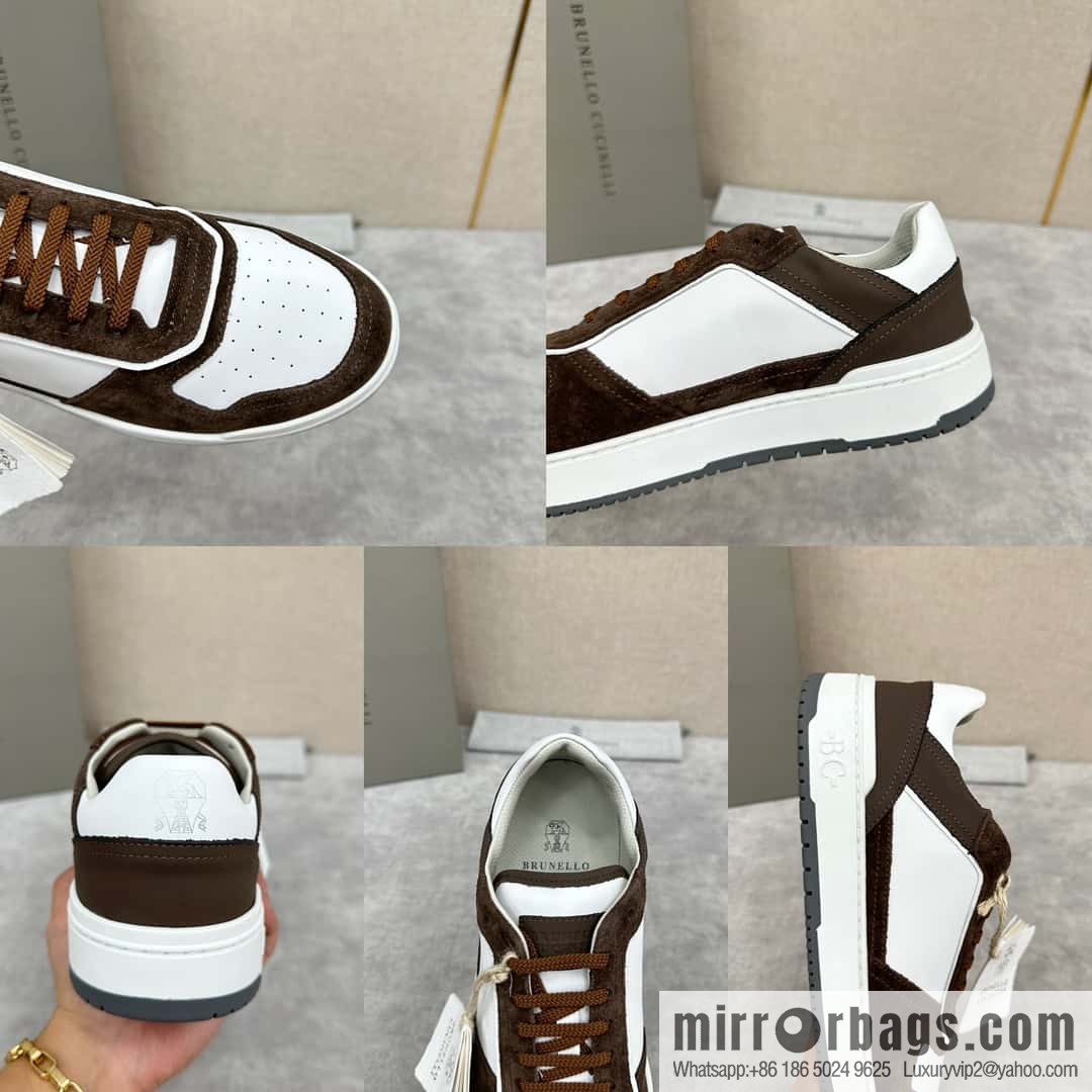 💋💍BC new products, casual board shoes, the first 🆕 Brunel * o Cucinell * splicing contrasting low-top sneakers