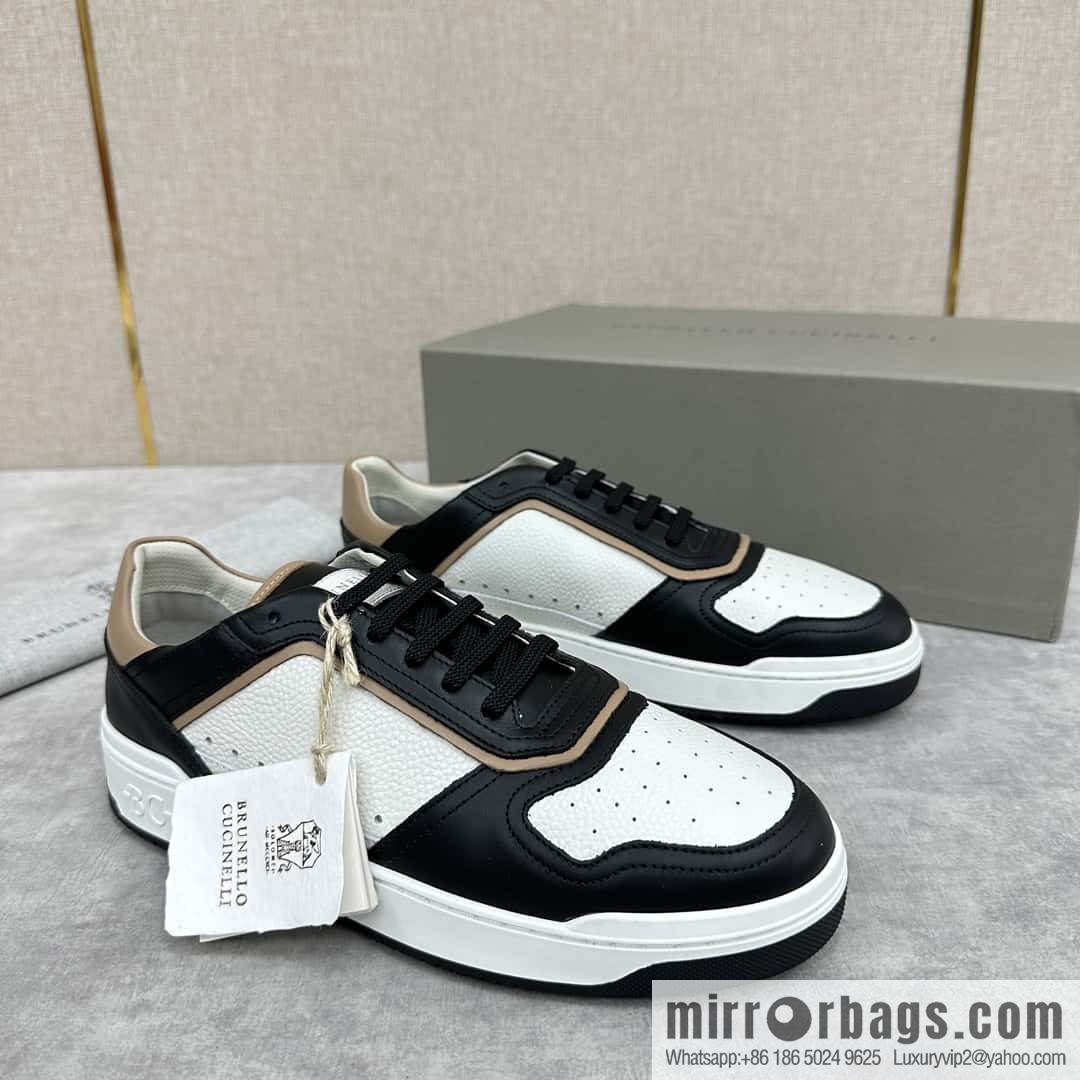 💋💍BC new products, casual board shoes, the first 🆕 Brunel * o Cucinell * splicing contrasting low-top sneakers