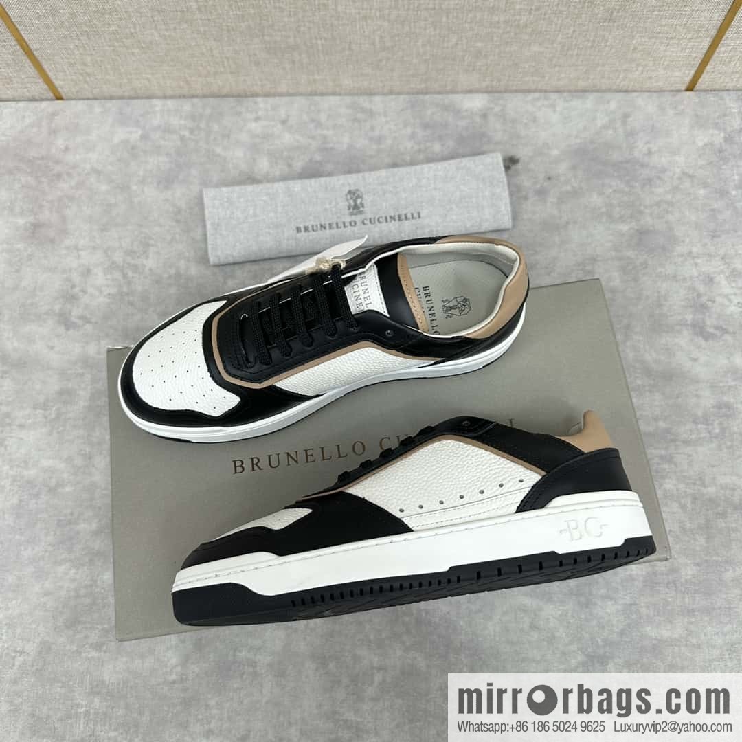 💋💍BC new products, casual board shoes, the first 🆕 Brunel * o Cucinell * splicing contrasting low-top sneakers