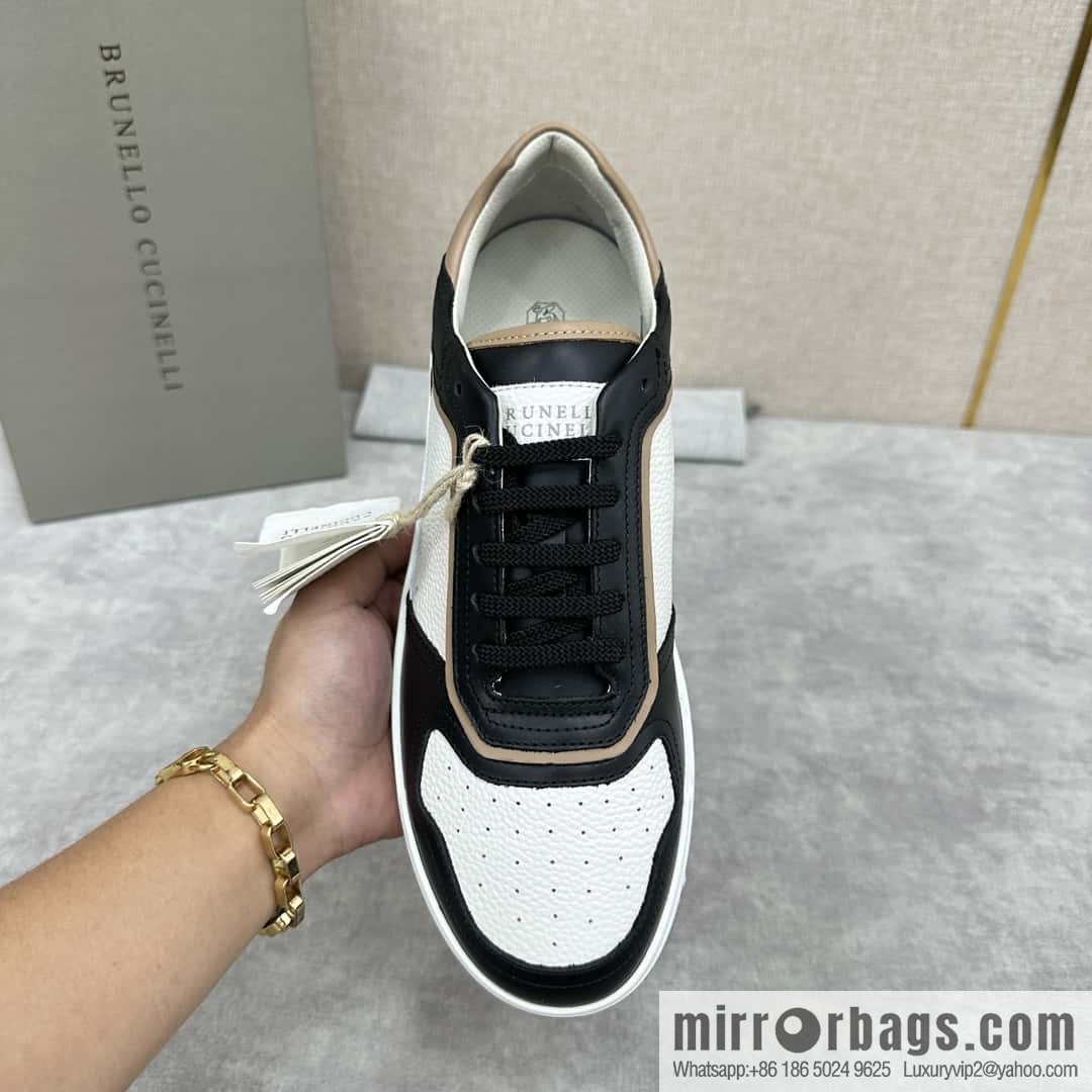 💋💍BC new products, casual board shoes, the first 🆕 Brunel * o Cucinell * splicing contrasting low-top sneakers