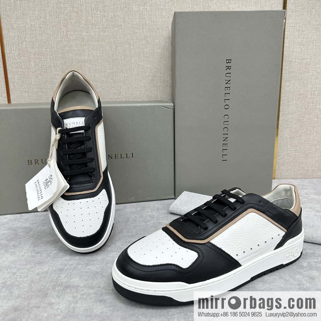💋💍BC new products, casual board shoes, the first 🆕 Brunel * o Cucinell * splicing contrasting low-top sneakers