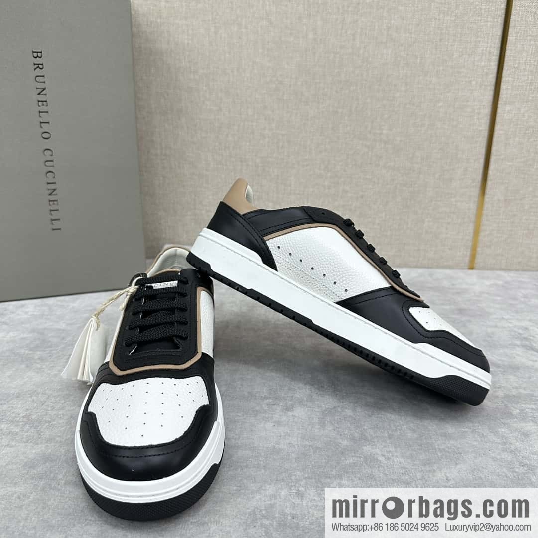 💋💍BC new products, casual board shoes, the first 🆕 Brunel * o Cucinell * splicing contrasting low-top sneakers