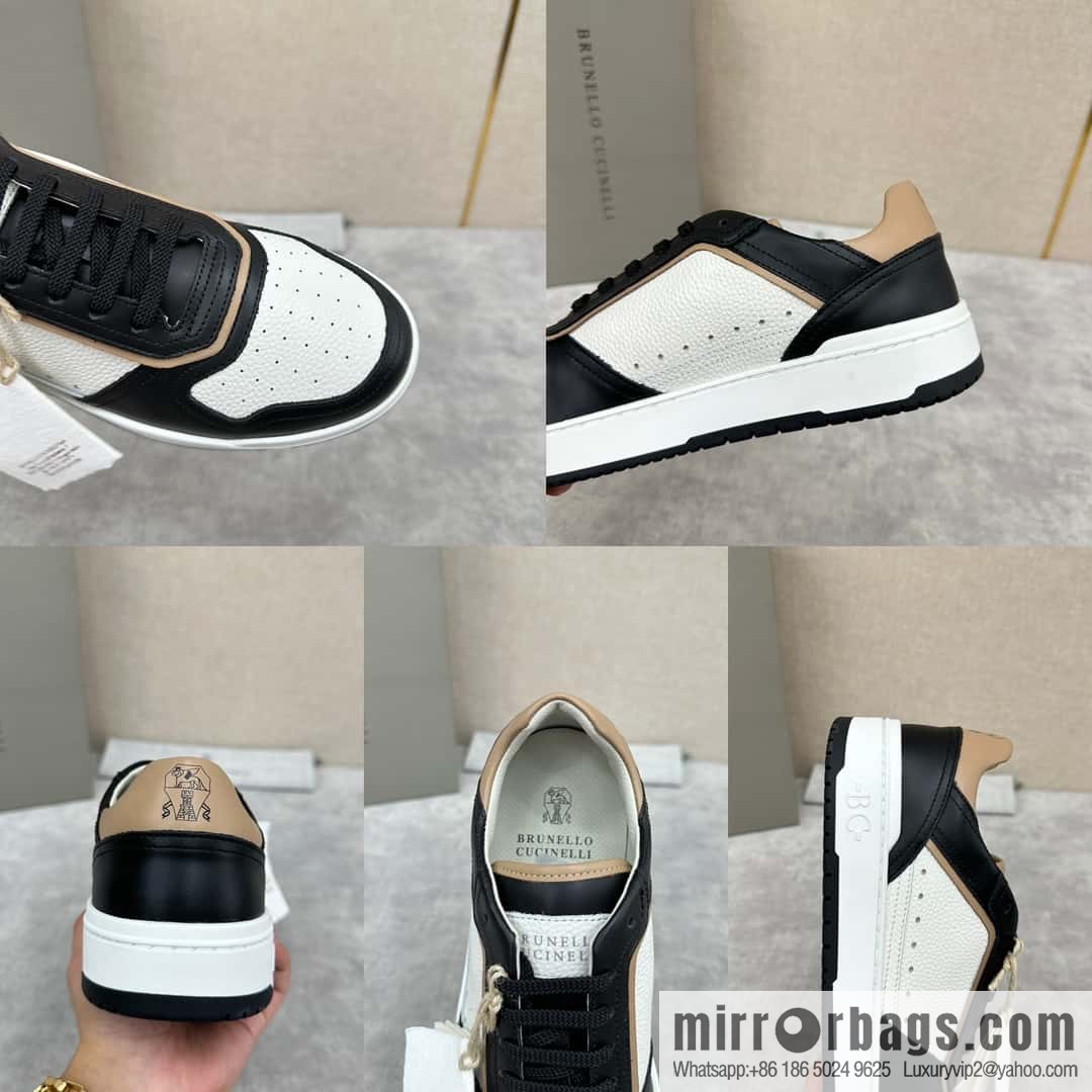 💋💍BC new products, casual board shoes, the first 🆕 Brunel * o Cucinell * splicing contrasting low-top sneakers