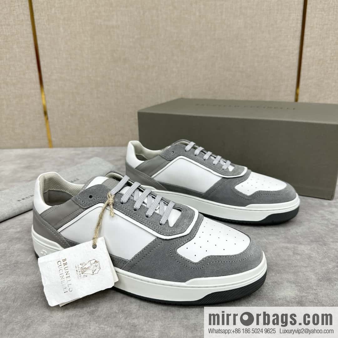 💋💍BC new products, casual board shoes, the first 🆕 Brunel * o Cucinell * splicing contrasting low-top sneakers