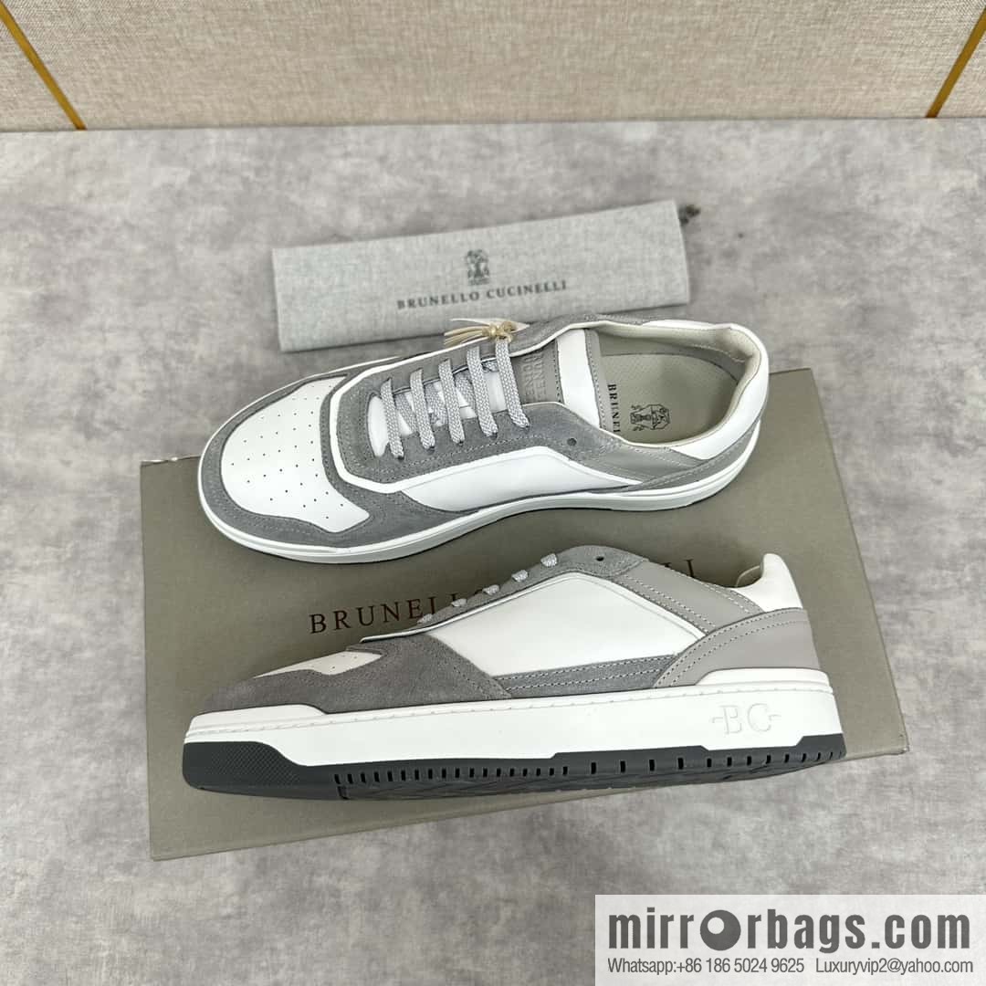 💋💍BC new products, casual board shoes, the first 🆕 Brunel * o Cucinell * splicing contrasting low-top sneakers