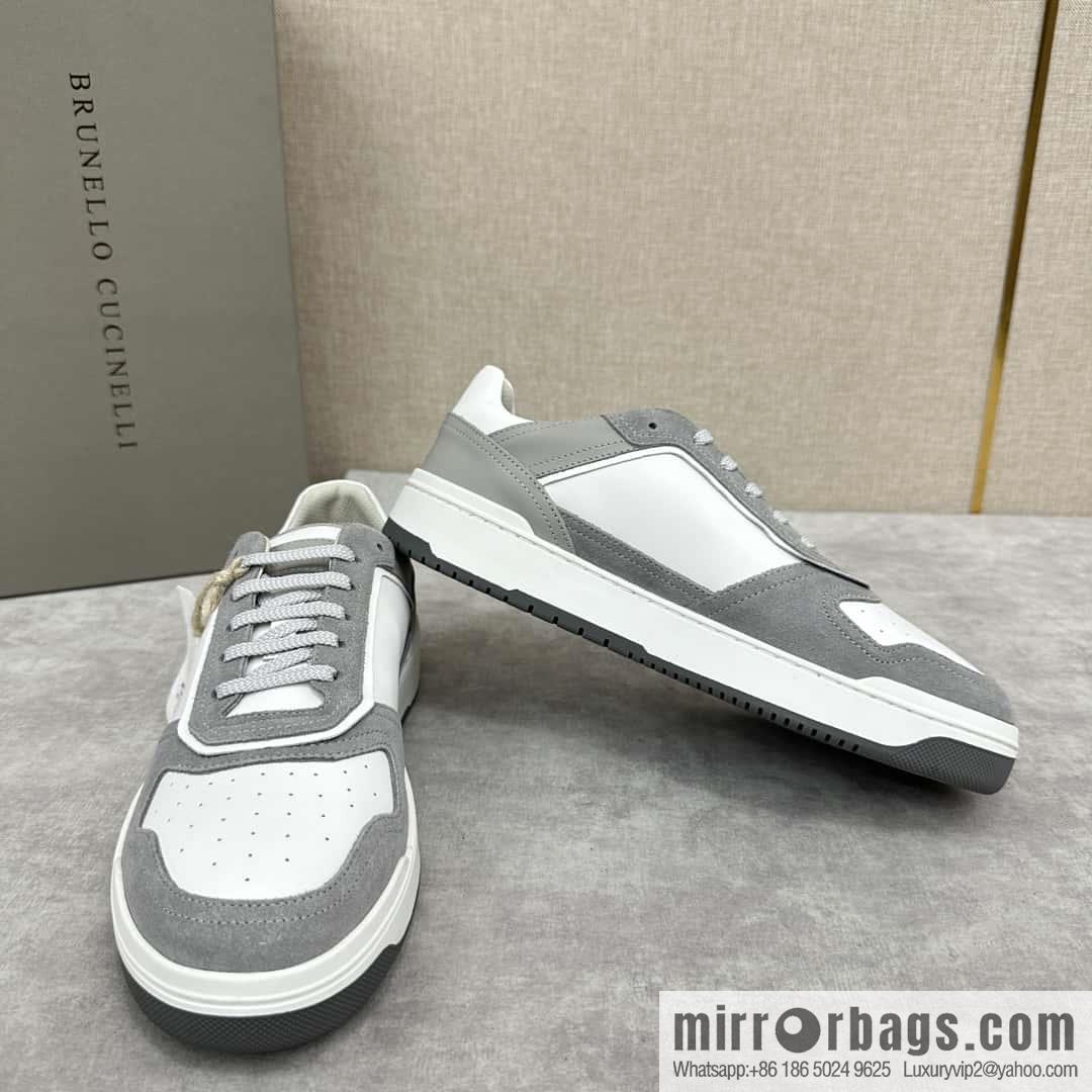 💋💍BC new products, casual board shoes, the first 🆕 Brunel * o Cucinell * splicing contrasting low-top sneakers