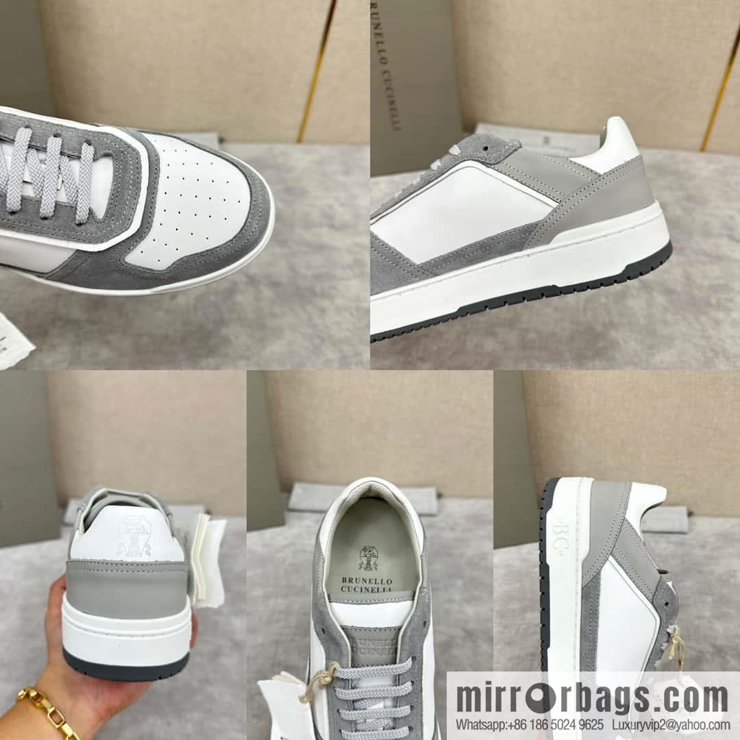 💋💍BC new products, casual board shoes, the first 🆕 Brunel * o Cucinell * splicing contrasting low-top sneakers