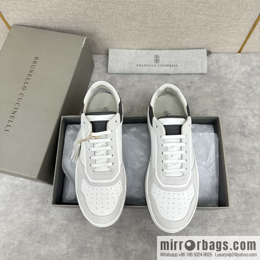 💋💍BC new products, casual board shoes, the first 🆕 Brunel * o Cucinell * splicing contrasting low-top sneakers